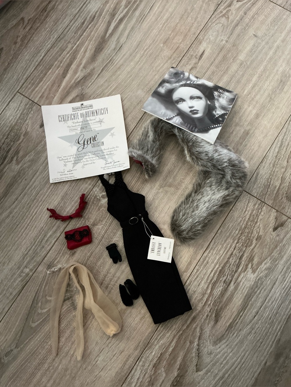 Ashton Drake Gene Doll Embassy Luncheon Outfit w/COA